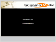 Tablet Screenshot of gripping.dk